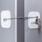 Cerradura de nevera, cerradura de refrigerador, cerradura de congelador con llave para seguridad infantil, cerraduras para bloquear nevera y armarios, cerradura blanca para nevera