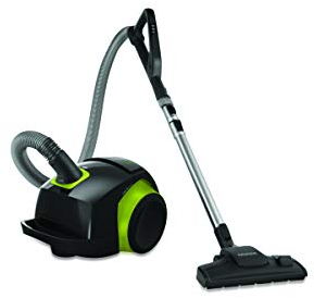 GRUNDIG VCC 5850 A-Aspiradora con Bolsa, 800 W, 4 L, Negro/Verde