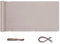 Sekey Brise-Vue pour Balcon Couverture de confidentialité Écran Polyster Vent Protection UV Opaque Résistant aux Intempéries, avec Attaches de câble et Cordons, 120 x 600cm Taupe