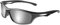 Balinco Polarisierte Sportbrille Sonnenbrille Fahrradbrille mit UV400 Schutz für Damen & Herren perfekt für Ski- und Snowboardfahrer für die Skipiste (Matt Black - Silver Mirror)