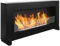 EIN freistehender Bioethanol-Kamin Box 90x40cm mit Glasplatte. 900x400mm Bioethanol-Kamin schwarz. EIN schrankförmiger Biokamin kann auch an die Wand gehängt Werden.