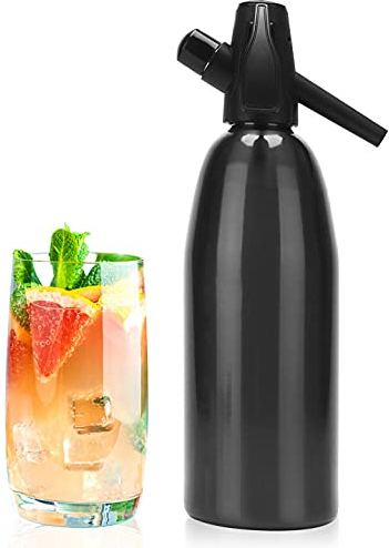 mlloaayo Soda Maschine Soda Siphon CO2 Spender Wasserblasengenerator Cool Drink Cocktail Soda Maschine für Home Bar