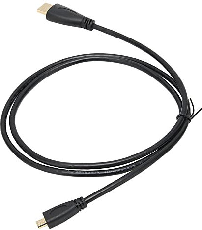 ciciglow Micro Hdmi to hdmi Cable Gold Connectors,High Speed HDMI Type A to HDMI Type D Extension Cable,Durable and Wear‑Resistant HDMI Cord Suitable for HDTV 1.4V 1m