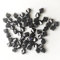Doppelkegel/Bicone 4 mm 100 Stück - Perlen Kristall Lose Perlen mit Loch 100er Set DIY Basteln mit Loch tschechische Facettiert Beads Schmuck Acryl auffädeln Nieten Steine - Schwarz