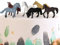 Pferde Tortendeko Pferd Tortenaufleger Figuren Kuchen Deko Pferde Geburtstag Cake Topper Pferde Sport Cupcake Topper für Pferdesport Themen Baby Shower Hochzeit Geburtstag