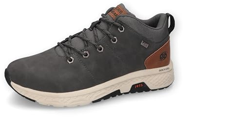 Dockers by Gerli Herren High-Top Sneaker, Männer Halbschuhe,wasserabweisend,straßenschuhe,Strassenschuhe,Turnschuhe,dunkelgrau,40 EU