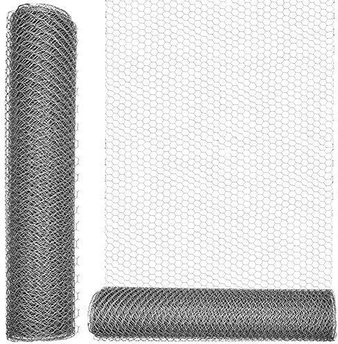 NTI KINGFISHER Galvanised Mesh Wire | SQUARE | HEXAGONAL | FENCING | Plastic Coated GREEN | Fence Aviary | Rabbit Hutch Net | Heavy Duty | Quality Chicken Wire (0.9 X 4M – Hexagonal – (13mm))