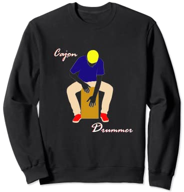 Cajon Drummer Spieler Geschenkidee Sweatshirt