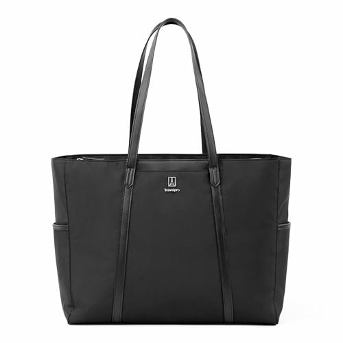 Travelpro Maxlite Borsa tote morbida da donna, leggera, adatta a laptop fino a 41cm, viaggi lavoro, scuola, nera, 30x45x13 cm