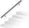 Daromigo Barandilla de acero inoxidable, pasamanos para escaleras, pasamanos de pared, escaleras con soporte de pared y tapas finales, barandilla de escalera interior y exterior, longitud: 80 cm