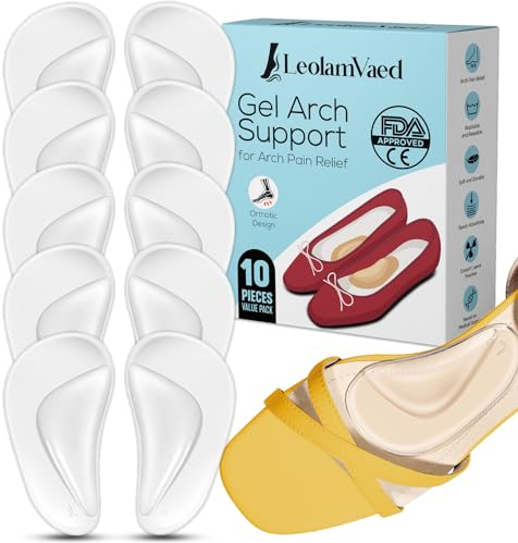 Arch Support Inserti Di Supporto Per L'arco Plantare Per Alleviare La Fascite Plantare, Solette Autoadesive Di Supporto Per L'arco Plantare Per Piedi Piatti, Per Alleviare La Pressione Dei Piedi