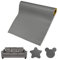 LZYKJGS Leder Patch Selbstklebend, 60 x 137cm, Leder Reparatur Set Patch Kit, Leder Reparatur Patch, Selbstklebender Leder, für Sofas, Autositze, Bürostuhl, Kopfteil, Handtaschen (Dunkelgrau)