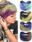 Kavya Wide Headbands For Women's Hair Soft Headband, 7'' Head Bands Adult Women Elastic Head Band, Knotted Hairbands Fashion Hair Accessories For Women (Tie-dye)