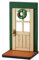Dereine Miniatur Tür Holz,Holz Puppentür,Puppenhaus Zubehör Tür,Wichteltüren Holz,Elfentür Holz,Geeignet für die Dekoration von Puppenhäusern und als Zubehör für Puppenmöbel, grün