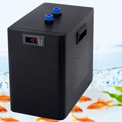 Aquarium-Wasserkühler 160 l/300 l/500 l, Aquarium, digitaler Aquarium-Wasserkühlmaschinen-Thermostat für kleine Kühl- und Heizungsanlagen, Aquakultur, Aquarium, 300 l