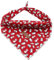 Elegant little tail Hundebandana, Weihnachts-Hundeschal Urlaub Lätzchen Schal Waschbar Quadratisch Hund Schal Einstellbar Hund Kerchief für kleine mittlere große Hunde