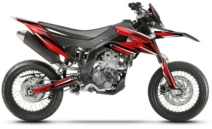 Arider Dekor (Aufkleber) für Aprilia SX 125 (2018-2023) | Flash Edition (Rot)