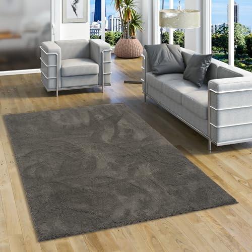 Pergamon Luxus Super Soft Hochflor Langflor Shaggy Teppich Einfarbig Wohnzimmer Schlafzimmer Kinderzimmer