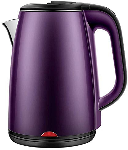 YSACJFD Kettles,Stainless Steel Electric Water Kettle, Jug Kettle 1.8Litres, Ideal for Hot Water, 1500W Fast/Purple/B
