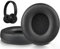 SOULWIT Cuscinetti Auricolari di Ricambio per Beats Solo Pro Wireless On-Ear Cuffie con Cancellazione del Rumore, Padiglioni Cuffie con Pelle Proteica Più Morbida - Nero
