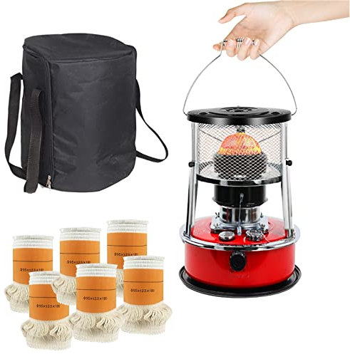 Poêle à pétrole Portable, Chauffage de terrasse extérieur, poêle à pétrole de Camping, poêle à pétrole, poêle à pétrole, poêle à pétrole, poêle à pétrole, Rouge, 4,6 L