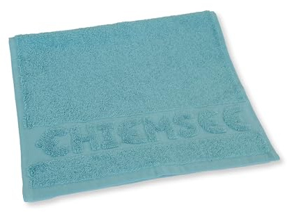 Chiemsee Uni-Handtuch 2er Set, Farbe Türkis, Größe 50x100 cm