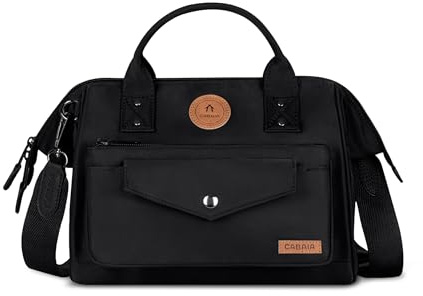 Cabaïa Umhängetasche Crossbody 5,8L - Damen - Wasserabweisend | Verstellbarer Schultergurt · Weite Öffnung · MOLLE-Wechseltaschen · Innentasche · Vegan zertifiziert · Langlebig