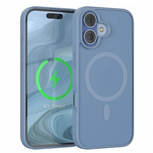 EAZY CASE Ultra Schutz Outdoor Hülle kompatibel mit iPhone 17 kompatibel mit Qi-Charging, hochwertige Schutzhülle mit Aufprallschutz, Kratzfest, Handyhülle mit Kameraschutz, Hell Blau - Qi Charging