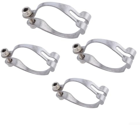 Morsetto guida cavo bici, lega 6061 freno e cambio cavo routing fissatore, per mountain bike bici da strada senza guide, 25,4/28,6/31,8/34,9 mm
