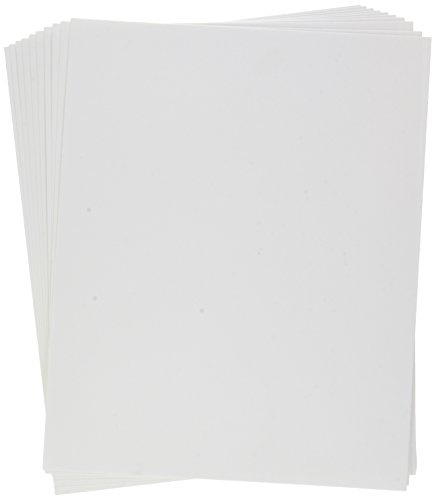 Clairefontaine 975054C - Un paquet de papier dessin Fleur de coton 10 feuilles 24x30 cm 250g, Blanc