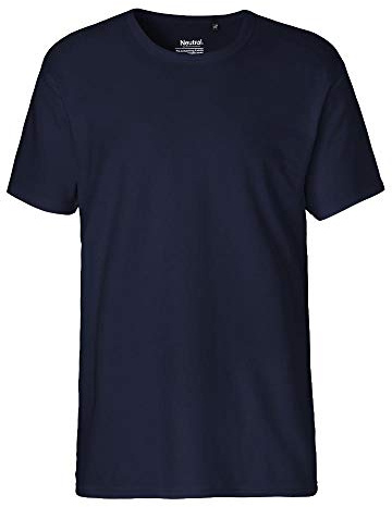 Neutral Mens Interlock T-Shirt, Größe:S, Farbe:Navy