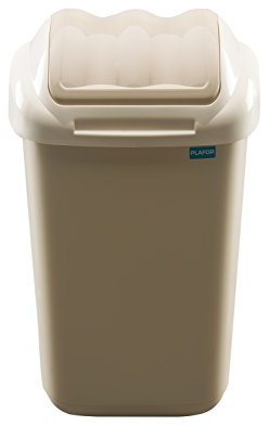 Plafor Wave Abfalleimer, 30 l, Cappuccino