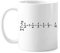 Math Kowledge Fórmula Art Deco regalo taza cerámica café porcelana vajilla