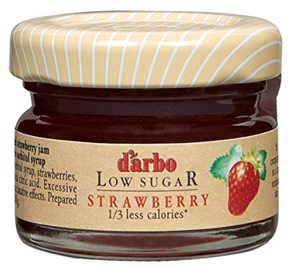Darbo Erdbeer-Konservierung, Zuckerarm, 28 g, 60 Stück