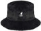 Kangol Faux Fur Bucket Béret, Noir (Solid Black), 56/57 Homme