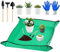 KATELUO wasserdichte Gartenmatte Pflanzmatte, Gartenmatte Wasserdicht, Pflanzunterlage, Pflanzen Umtopfmatte, Gartenarbeitsunterlage Faltbare für Umtopf, Sukkulenten, Sämling (100x100cm, Grün)