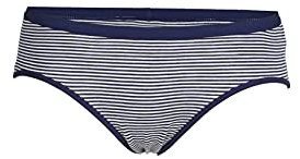 icebreaker Merinowolle Damen Unterwäsche - Siren Hipkini Slips | Merino Unterhose | Slip | Thermo Unterwäsche Damen | Unterhosen Baumwolle | Taillenslip - Midnight Navy, XL