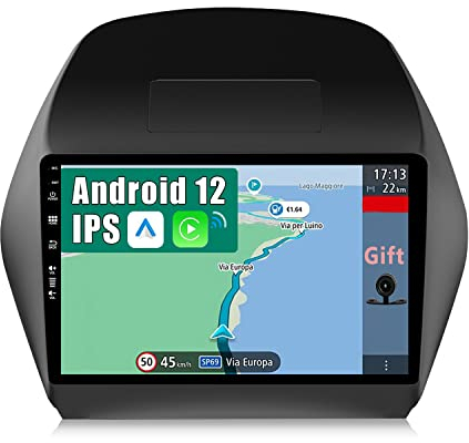 YUNTX Android 15 Autoradio für Hyundai Tucson IX35(2010-2015)-2 Din-[Integriertes Wireless CarPlay/Android Auto/GPS]-10.1”IPS 2.5D Touch-Screen mit kamera-DAB/Lenkradsteuerung/MirrorLink/Bluetooth 5.0