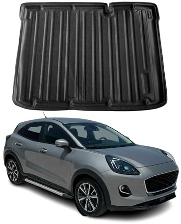 OMAC Kofferraumwanne für Ford Puma 2019-2026 Untere TPE Schwarz | Laderaumwanne, Kofferraummatte, Allwetter, fahrzeugspezifisches Produkt, wasserdicht