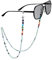 KYEYGWO Reiki 7 Chakra Stone Beads Eyeglasses Chain Crystal Beaded Necklace Sunglasses Retainer Holder