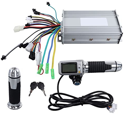 E-Bike-Controller, Bürstenloser 500-W-Motorcontroller, Gute Wärmeableitung, Elektrischer Fahrradmotor-Controller mit LCD-Display Elektrische Fahrräder