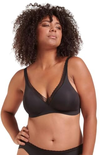 sloggi Women's sloggi Body Adapt Twist T-Shirt Bra Bra Molded, Black, M