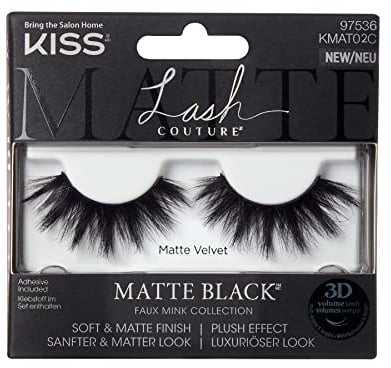 KISS Lash Couture Matte Black Collection Lashes - Matte Velvet