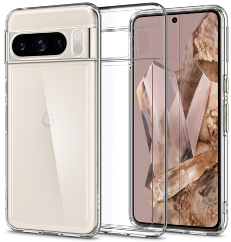 Spigen Ultra Hybrid Hülle Kompatibel mit Google Pixel 8 Pro -Crystal Clear