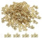 sourcing map 50 Stück 2025 Jahreszahl Charm Abschlussjahr Altgold-Farbe für Quaste DIY Schmuckherstellung Halskette Armbänder Schlüsselanhänger