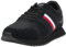 Tommy Hilfiger Herren Runner Sneaker Sportschuhe, (Black), 43