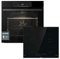 Gorenje Black Induction Set 2, Kombination aus autarkem Kochfeld GI6401BSC und Einbau-Backofen BOS6737E06BG, 77L, Made in Europe, ExtraSteam, AirFry, PizzaMode 300°C, PerfectGrill, schwarz