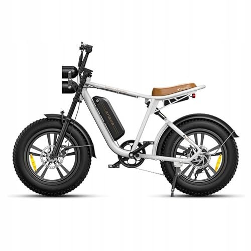 ENGWE M20 Electric Bike for Man, Mountain E-bike with 20×4.0 Fat Tire, 48V 13AH Detachable Battery,All -Terrain Bike with 7-Speed for Adults (White)