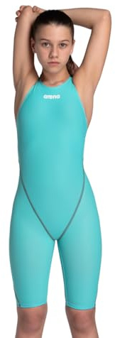 ARENA Girls Powerskin St Next Ob Jr One Piece Swimsuit, Aquamarine, 28 EU
