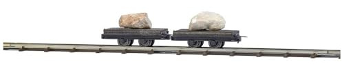 Busch 12235 H0 2 Wagen mit Felsbrocken